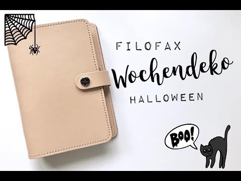 Filofax Wochendeko Halloween | Kalendereinlagen für 2019