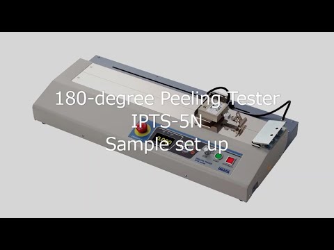 [Users Guide] 180-degree Peeling Tester IPTS-5N Sample set up