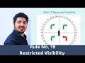 Rule No 19 Conduct Of Vessels In Restricted Visibility Merchantnavy Navigation Ror