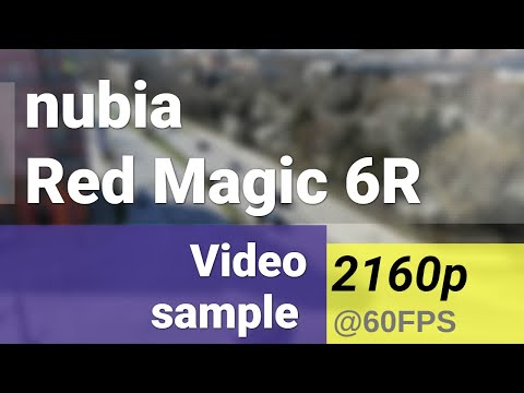 4K 2160p 60fps (main camera) - nubia Red Magic 6R
