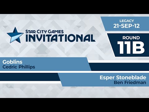 SCGINVI: Round 11b - Cedric Phillips vs Ben Friedman | Legacy