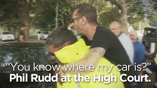 AC/DC drummer piggybacks on security guard