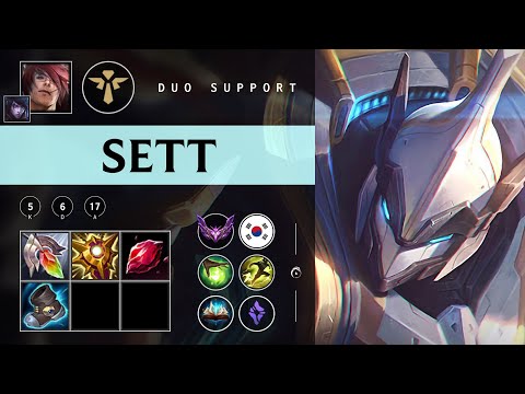 Sett Support vs Pantheon - KR Master Patch 25.22