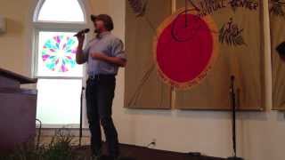 Stephen Barrett singing "Calling All Angels" @Amazing Grace