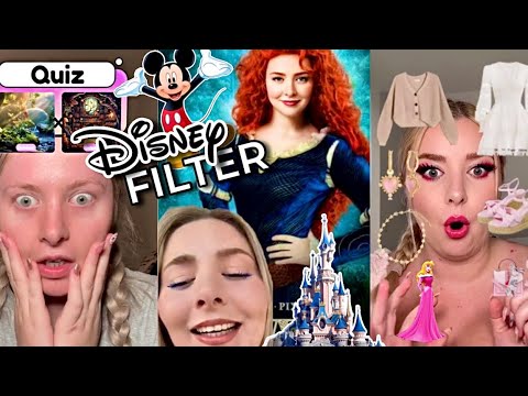 Paula's DISNEY FILTER Mix 1 😱🏰 Which princess am I? 🤔👑