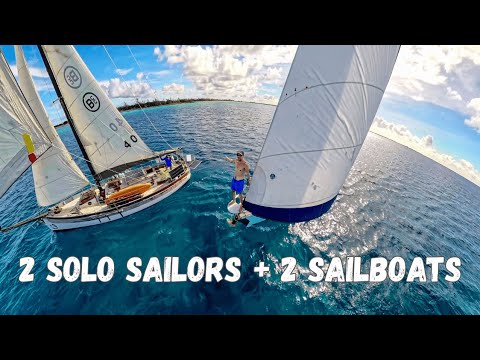 2 Solo Sailors 150nm Island HOP! (Day 39/100 Water World Challenge)