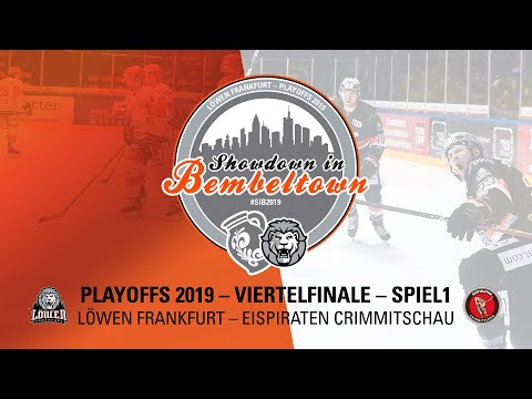 Playoff-Viertelfinale Spiel1: Löwen Frankfurt - Eispiraten Crimmetschau 3:1 (15.03.2019)