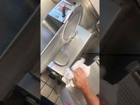 Sharpening a Bizerba Slicer
