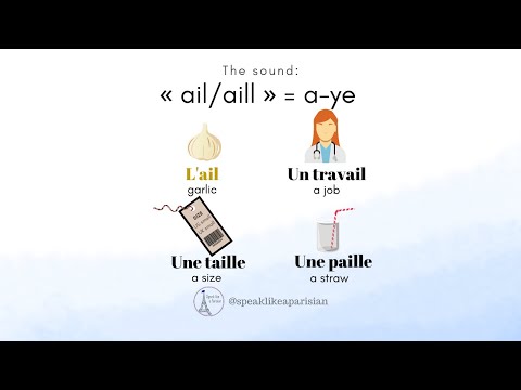 How to pronounce the sound "AIL/AILL" in French