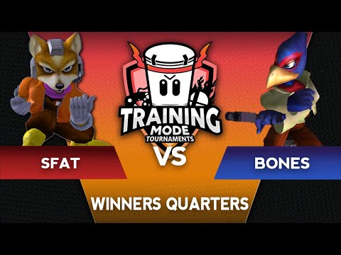Training Mode Tournaments #5 SFAT (Fox) vs. Bones (Falco) - SSBM Winners Quarters - Melee