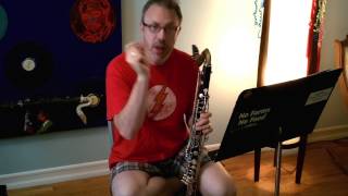 So you want to be a Bass Clarinet player: Rose Etude #6 (From 40 Etudes)