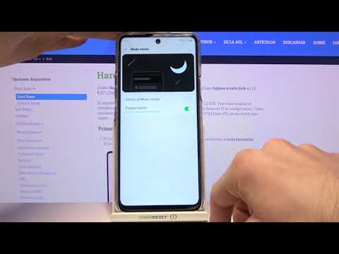 Cómo activar el modo oscuro en LG K42 - programar modo oscuro