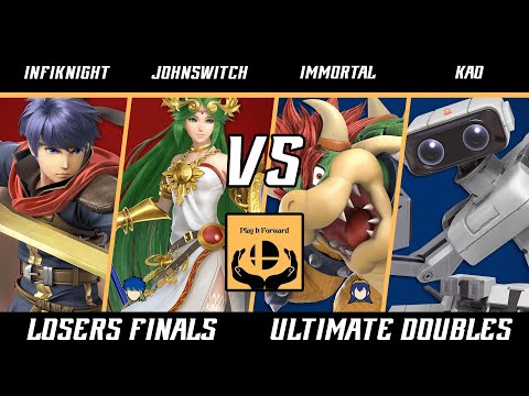 Play it Forward Doubles Losers Finals Infiknight,JohnSwitch(Ike,Palutena) v Immortal,KAO(Bowser,ROB)
