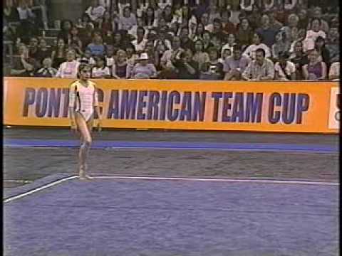 carmen ionescu 2001 american team cup floor exercise