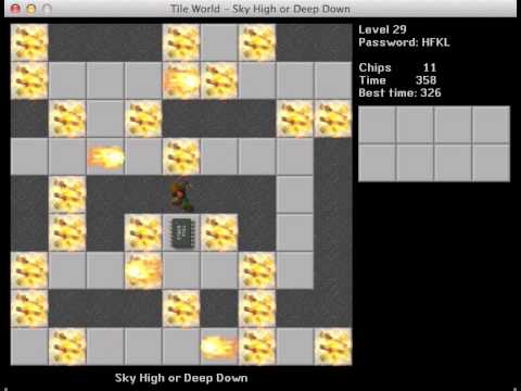 CCLP1 level 29 solution - 326 seconds