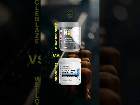 Muscleblaze Creatine vs Wellcore Creatine | #shorts #youtubeshorts #fitinsider