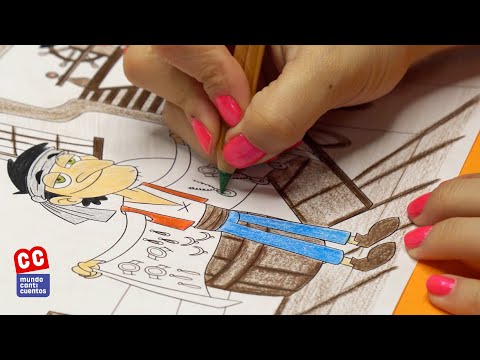 El Pirata Feroz, Video Coloreable - Mundo Canticuentos