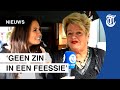 Michelle bij boze cafébazin in Rotterdam