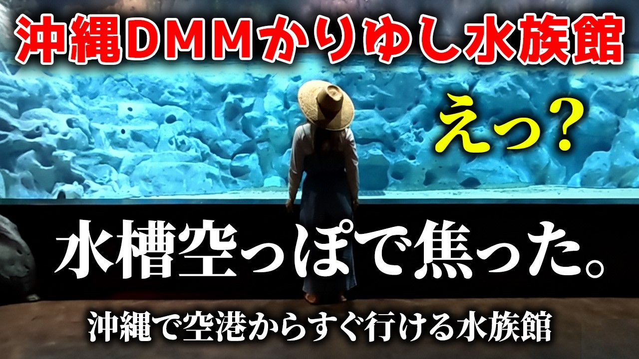 【沖縄】DMMかりゆし水族館、空港からすぐ行ける穴場スポットはこちら！【DMMかりゆし水族館】