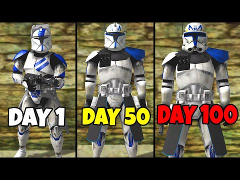 Can Captain Rex survive 100 DAYS in CLONE WARS?! - Men of War: Star Wars mod Battle Simulator