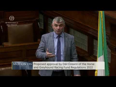 "We had up to 26 greyhounds in our family" - Limerick TD Richard O'Donoghue