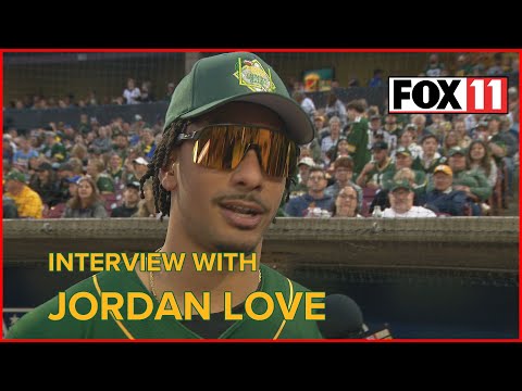 Jordan Love interview; Green Bay Packers starting quarterback