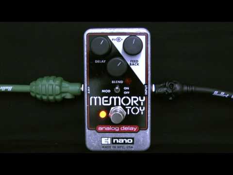 Electro Harmonix Memory Toy Analog Delay Pedal Demo