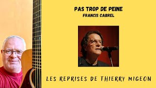 Pas trop de peine - Francis Cabrel - Cover Thierry Migeon