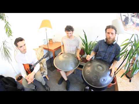 Three Pandas and the Moon - Handpans & Balalaika Trio, Simple Handpan Melodies, HD 2017