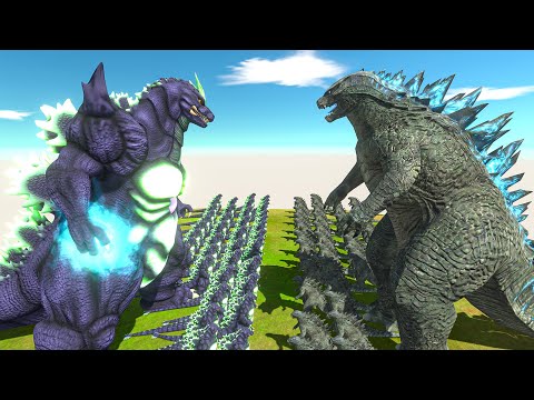 New Growing Super Godzilla VS Godzilla 2014 Comparison