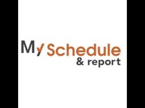 MySchedule & report video thumbnail