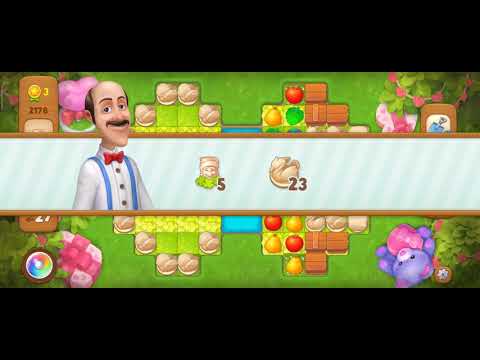 Gardenscapes Level 2178 Walkthrough "No Boosters Used"