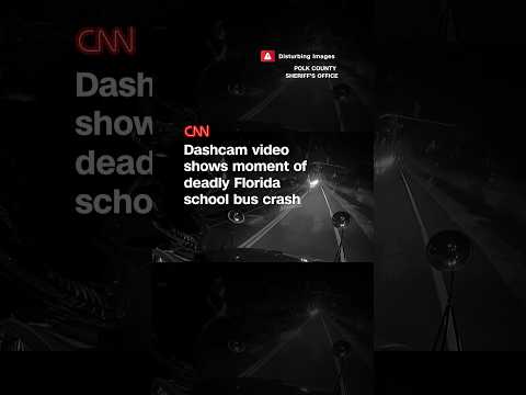 Dashcam video shows moment of deadly Florida school bus crash