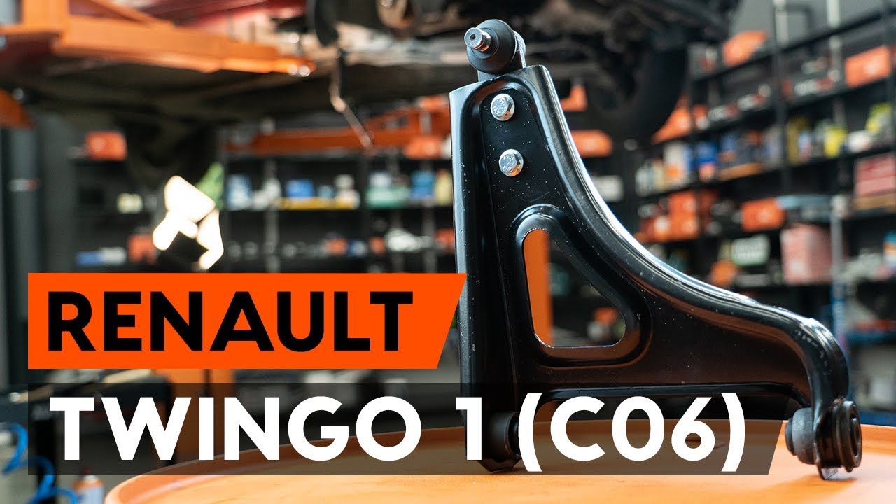Jak vyměnit přední spodní rameno na Renault Twingo C06 – návod k výměně