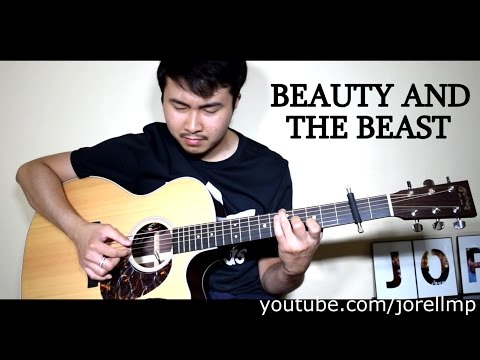 Ariana & John - Beauty and the Beast (Fingerstyle cover by Jorell) INSTRUMENTAL | KARAOKE