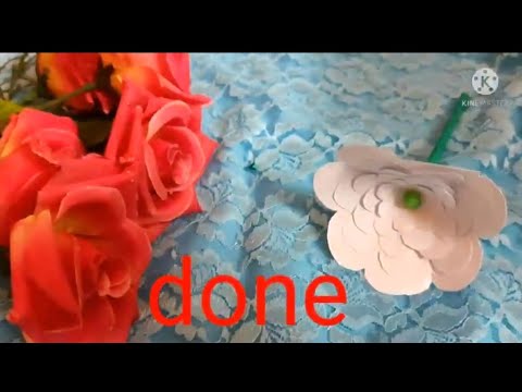 DIY homemade easy flower