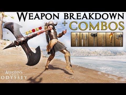 Assassin’s Creed Odyssey: WEAPON BREAKDOWN + COMBOS (Movesets / Canceling / Optimal Attacks)