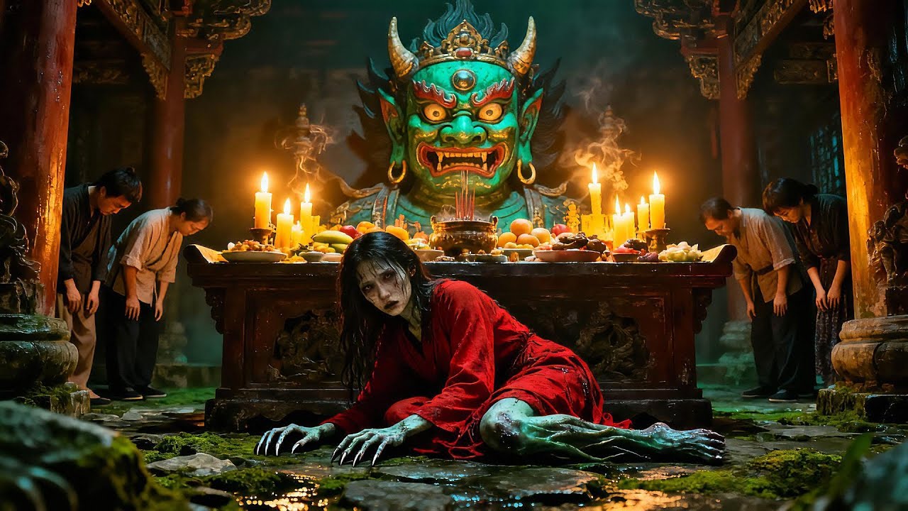 【MULTISUB】【悬疑冒险】張起靈在隱殺落神秘遭遇：村民供奉雙眼純白四肢畸形的“夜婦”.#古墓 #悬疑 #剧