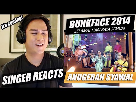 Muzik video Anugerah Syawal Bunkface 2014 - TV3 | SINGER REACTION