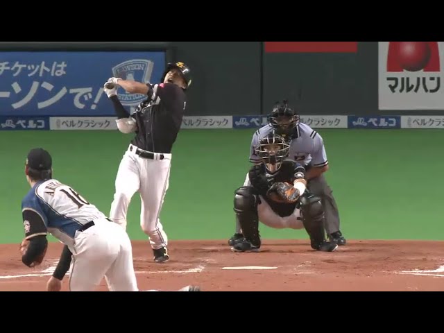 【8回表】これがホークス・柳田の「超弾道」フルスイング!! 第12号ソロアーチ!! 2016/7/29 F-H