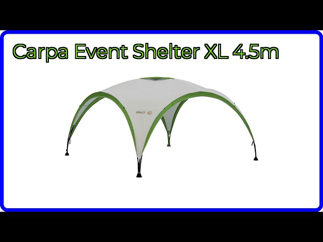 Vídeo relacionado con Coleman Pared Lateral Cerrada para Event Shelter XL y Event Shelter Pro XL 4,5 x 4,5 m, Panel Lateral de cenador, protección Solar, Repelente al Agua
