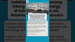 Mengerikan! Ledakan Hancurkan Kilang PBF Energy di AS, Washington Terancam Besar