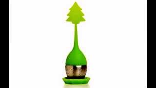 preview picture of video 'Tea Infuser [Christmas tree] | Cute High Quality Leaf Shaped Tea Infuser That Is Fun And Easy To Use'