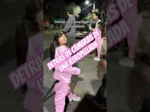 Detrás de cámaras de una atropellada🎬#grabando #niñaactriz#rosadeguadalupe #amoloquehago