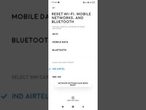 poco x3 pro Network Reset Setting Fix Bluetooth,Wifi,Mobile Data Problem
