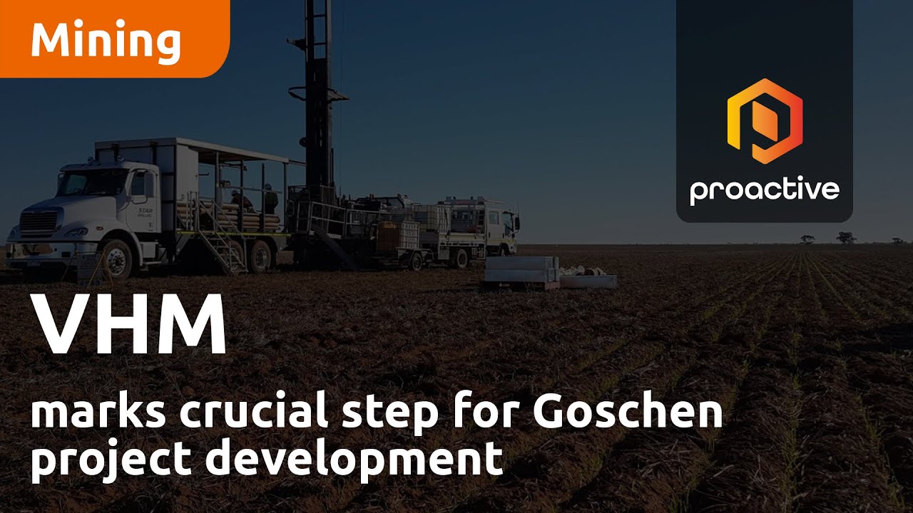 VHM marks crucial step for Goschen project development