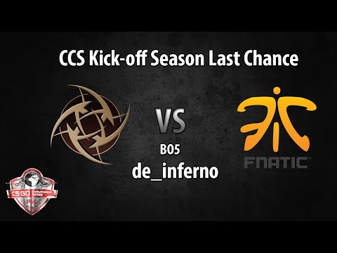 Ninjas in Pyjamas vs Fnatic (BO5) 1# de_inferno (ENG) CCS Kick-off Season Last Chance (05.04.2015)