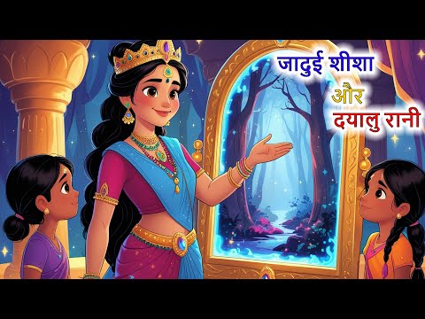 जादुई शीशा और दयालु रानी | JADUI SHEESHA AUR DAYALU RANI | JADUI KAHANI | Panchtantra kahani