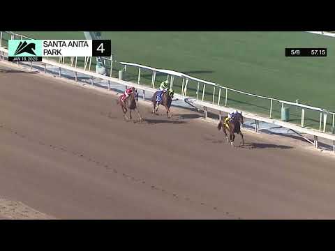 Santa Anita Park ( Don Valpredo California Cup Sprint )  Carrera 4 - 18 de Enero 2025