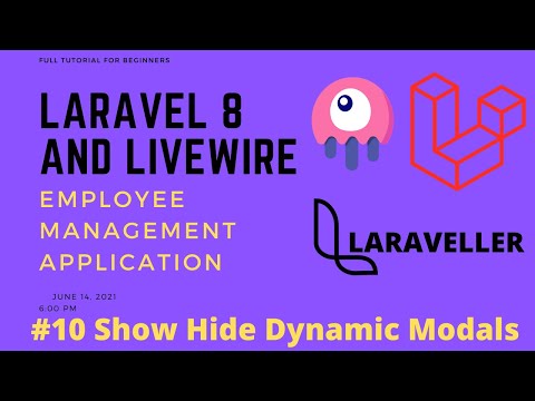 01 Laravel Livewire Tutorial Employees Management Project Setup Application